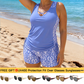 ⏳Time-Limited Special⏰Women's Printed Tankini Swimsuit – 2-Piece Tummy Control Set 🌸
