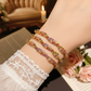 💎Retro Crossover Twisted Multicolor Zircon Adjustable Bracelet for Women