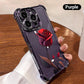 Anti-Drop Red Rose Phone Case for iPhone 13-16 Series