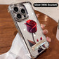Anti-Drop Red Rose Phone Case for iPhone 13-16 Series