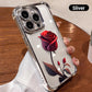 Anti-Drop Red Rose Phone Case for iPhone 13-16 Series