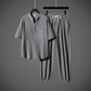 Men’s Cool V-Neck Top & Jogger Pants Set