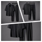 Men’s Cool V-Neck Top & Jogger Pants Set
