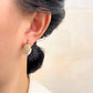 💍 LIMITED-TIME 60% OFF! ✨ Faux Pearl Basket Hoop Earrings – Gold Tone, Unique Weave, Classic Elegance 🪀