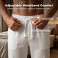 👔 LIMITED-TIME 50% OFF! ✨ Men's Textured 2-Piece Shirt & Pants Set – Breathable, Stand Collar, Elastic Waist 🌿