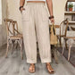 Women's Relaxed Fit Cuffed Ankle Pants