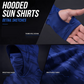 Men's 5-Pack UV Protection Hooded Sun Shirts