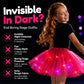 LED Light Up Sequin Tutu Skirt Star Mesh Princess Skirt for Girls and Adults