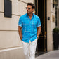 🎉 2026 Sale — Over 21,000 Sold! 💞 Men's Geometric Print Relaxed-Fit Button-Down Shirt