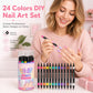 📢 LIMITED TIME 50% OFF! ⏰ 24 Colors Dual Ended Nail Art Pens Set – Dual-Tip Design, Smooth Ink Flow & Long Lasting Brilliance – Perfect for DIY Manicure ✨