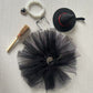 Halloween Porch Goose Witch Costume Set